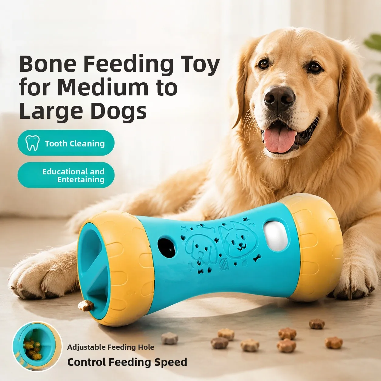 

Blanlody Dog Toy Sniffing Intelligence Enhancement Pet Supplies Medium to Large Dogs Self Entertaining Feeding Toy