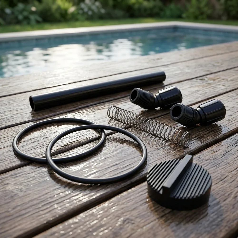 90 Degree Tube Fitting Parts for kit for Auto Feeder Chlorinator 320 and 322 with 1/2 Inch NPT Connectors and 5/8 Inch OD Tubing