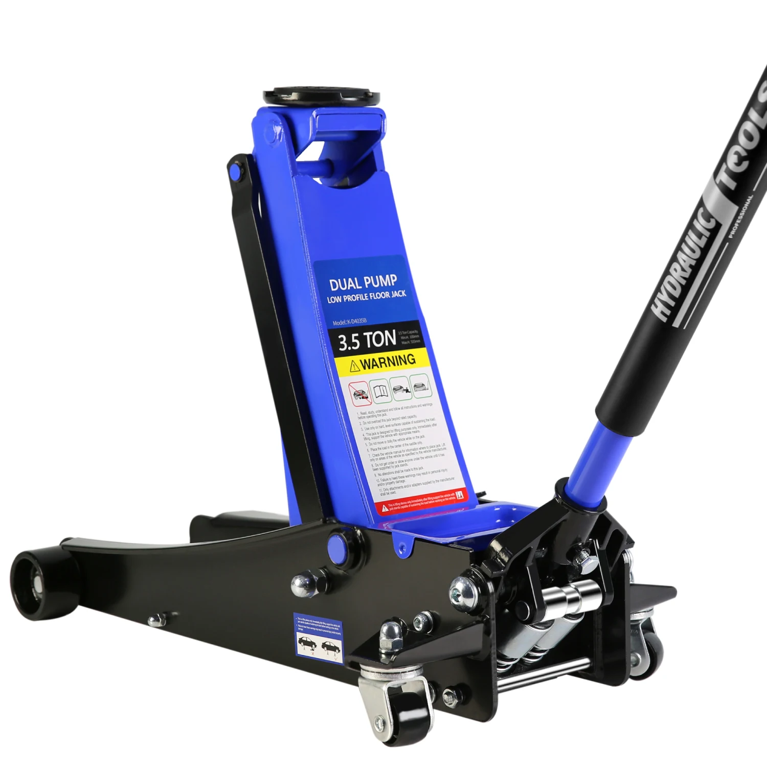 3.5 Ton Low Profile Racing Floor Jack - Quick Lift Pump - Lifting Range 4