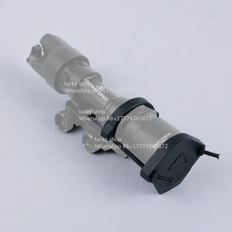 Flashlight Protective Cover M300/M600/M951 Series Light Cap Outdoor Lens Cover Protective Cover