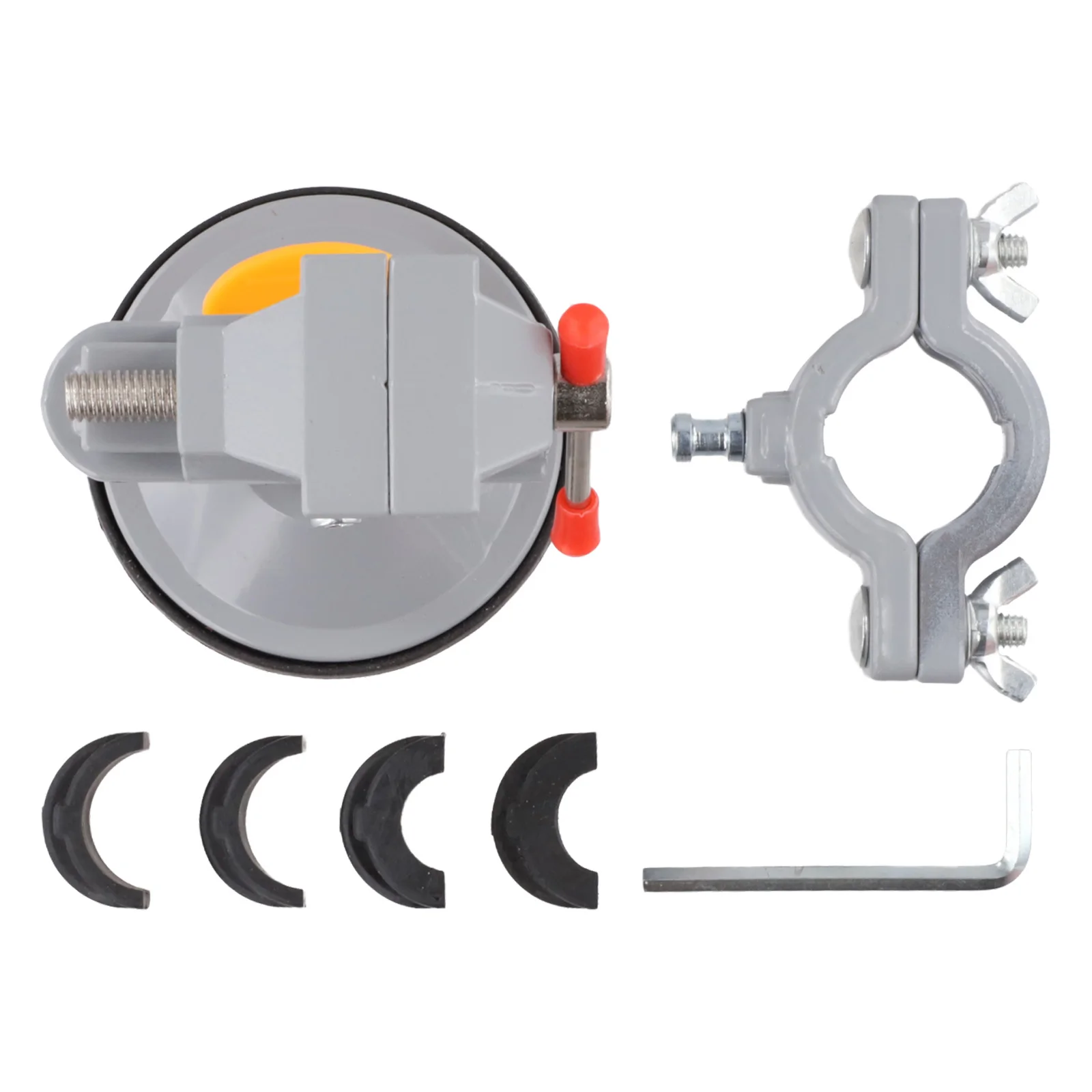 2.99x3.07x4.06in 360 Degree Rotatable Vise 360 Degree Rotatable Clamp Aluminum Alloy Vise 0-30mm Clamping Forged Aluminum Jaws
