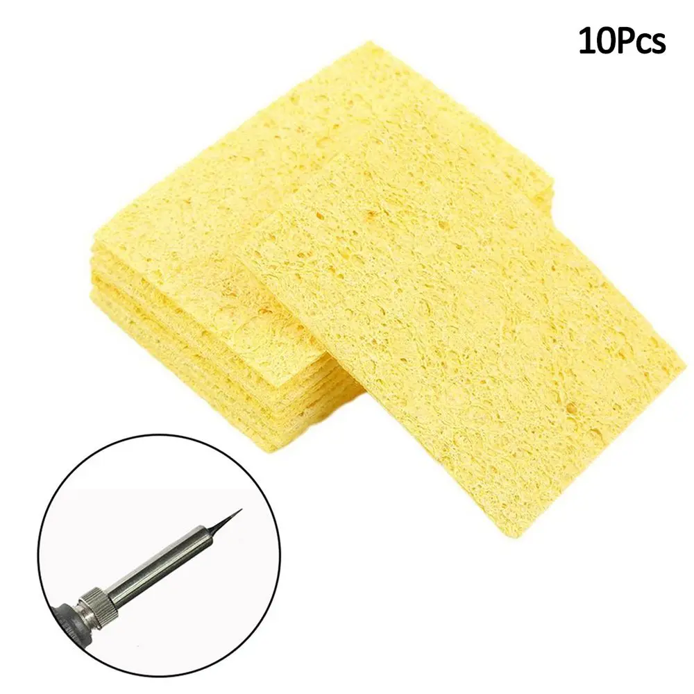 

10Pcs Enduring Soldering Iron For Electric Welding Welding Accessories Soldering Tip Cleaner Cleaning Sponge