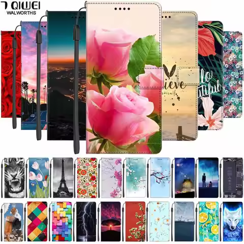Book Wallet Case for Samsung S21 FE Cover Flip Stand Forest Funda Leather Shell for Galaxy S23 Ultra A52S 5G M33 S21FE S 23 Bags