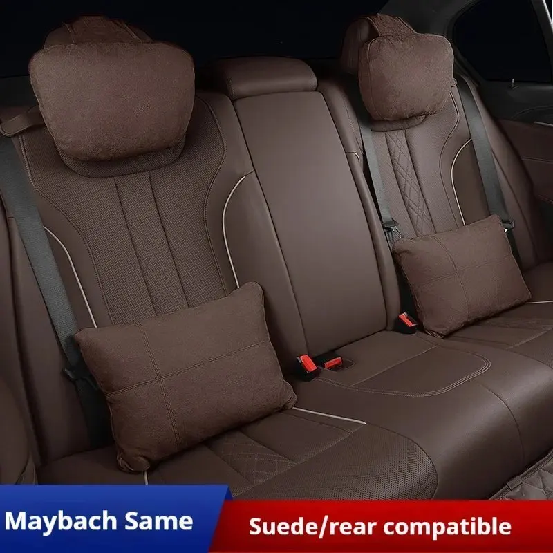 For Mercedes-Benz A B C E S V R-Class A45 C43 CLA GLA GLB GLC GLE SLK Car Headrest Lumbar Rest Cushion Neck Support Neck Pillow