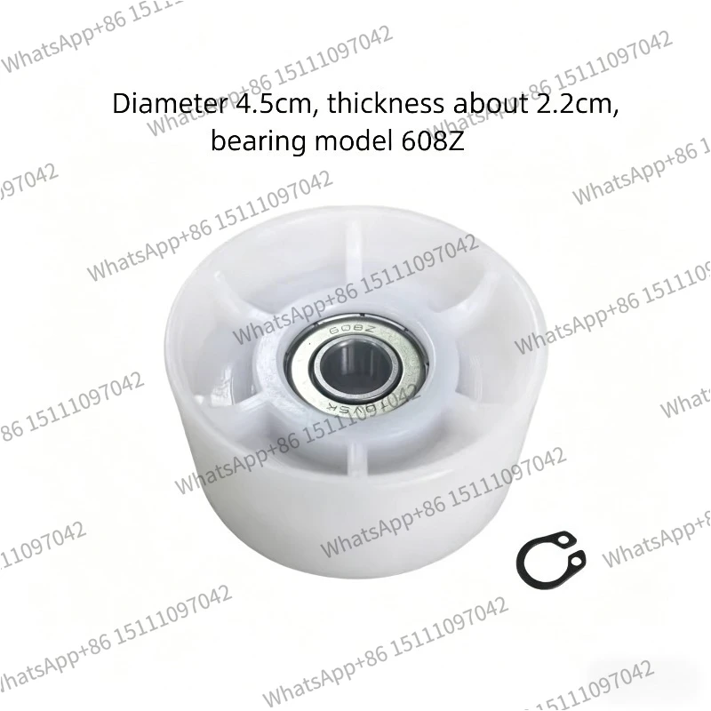 1PCS Plastic Press Roller Wheel Motor For Bosch Siemens Tumble Dryer Replacement Parts