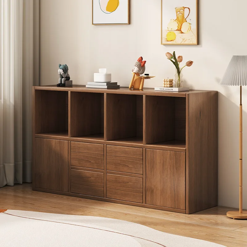 Bookshelf Floor-to-ceiling lattice cabinet Storage locker Simple household living room Bedroom wall Student bookcase shelf