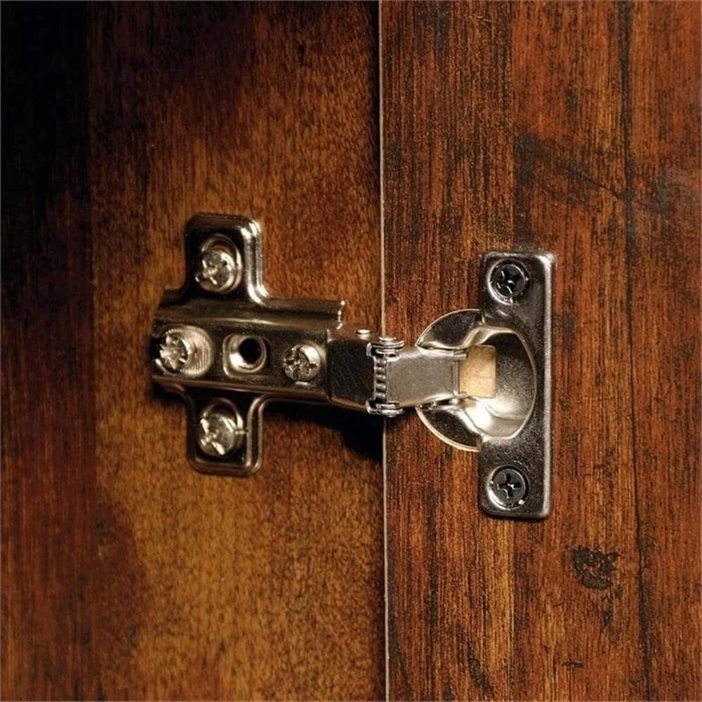 Scrivania e gabbia per computer con contenitore per CPU e cassetto per tastiera, Curado Cherry