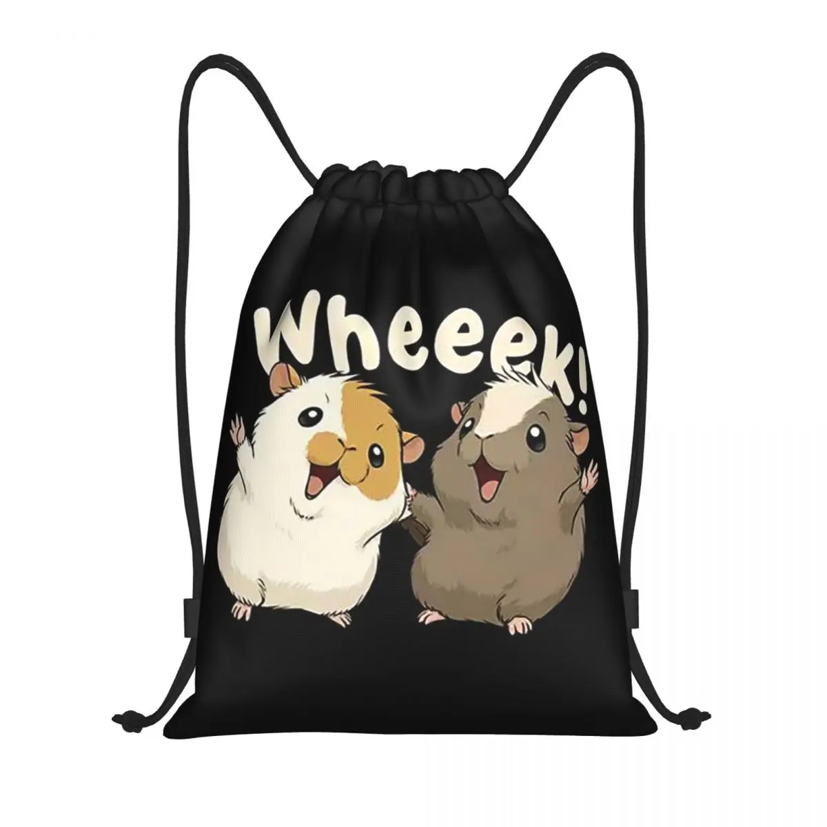 

Рюкзаки Happy Guinea Pig: повседневные сумки-мешки на шнурке, сумки для обуви, сумки для книг, для путешествий и школы