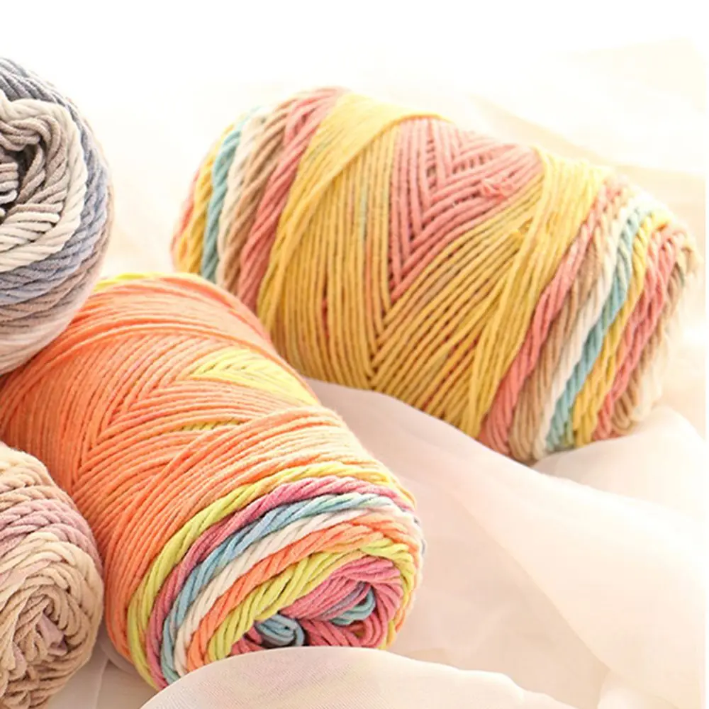 

100grams Warm Scarf Sofa Cushion DIY Sweater Cotton Hand-woven Crochet Knitting Wool Yarn