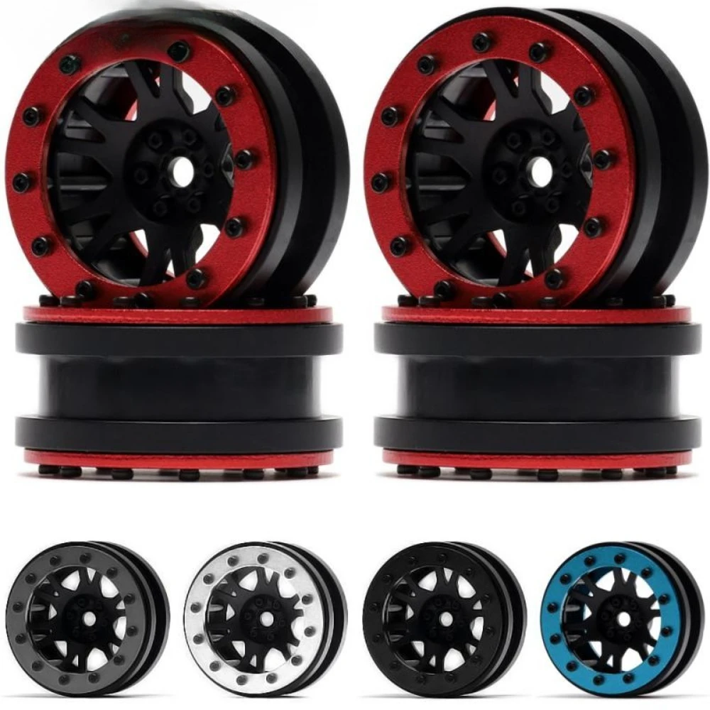 

4pcs 1.9-inch Nylon Wheels Hub for 1/10 RC Crawler Car Defender AXIAL SCX10 RC4WD D90 Wraith Traxxas TRX4 Wrangler Upgrade Parts