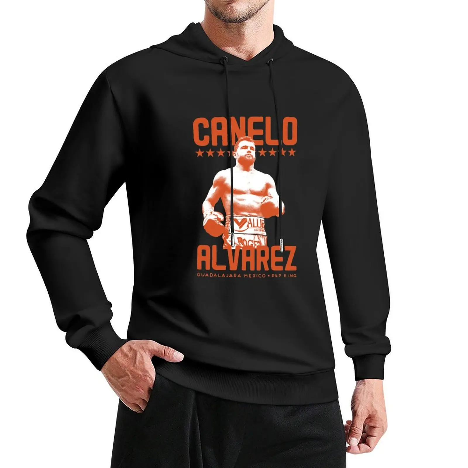 

Saul CANELO Alvarez vintage boxing poster Pullover Hoodie graphic t shirts men hoodie