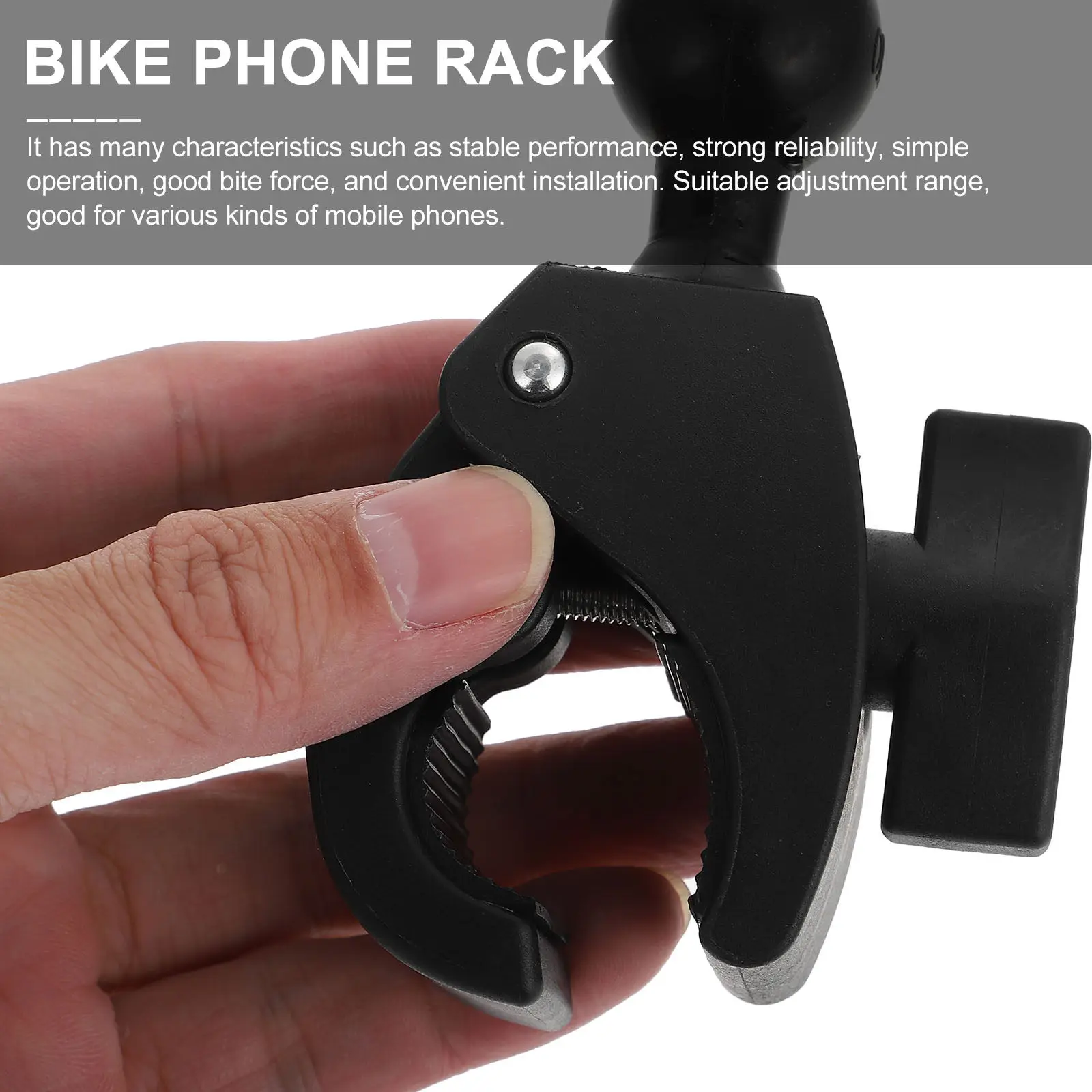 

Держатель для телефона на мотоцикл с быстрым креплением, стабильная сферическая конструкция, регулируемая подставка для телефона на руль велосипеда/мотоцикла