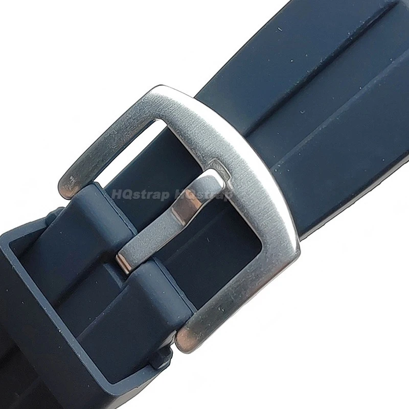 20mm 22mm Extended Length Silicone Strap for Seiko for Omega Wristband Rubber Waterproof Universal Replacement Big Size Bracelet