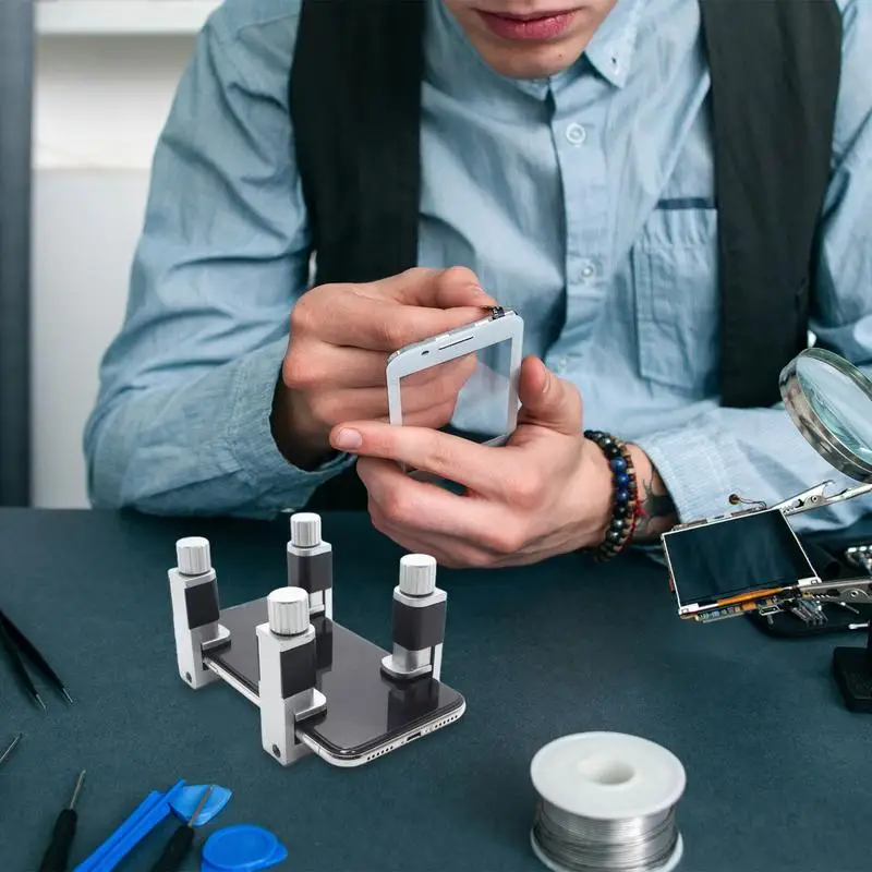 1Pcs Mobile Screen Separator Adjustable Alloy Clip Fixture Clamp Phone Repair Tools LCD Display Clip For IPhone/I-Pad/Tablet