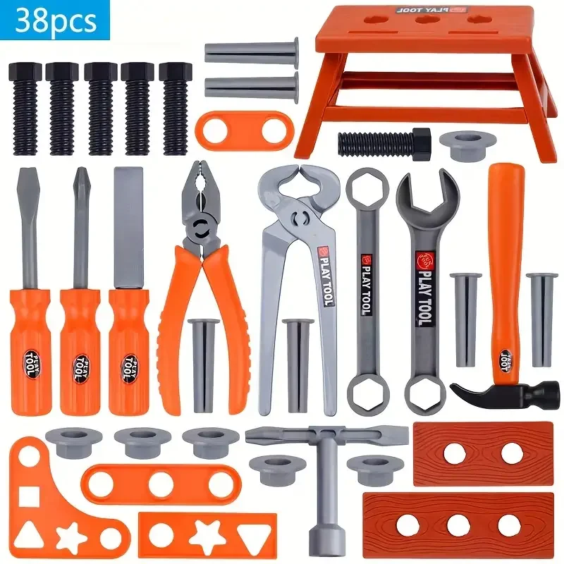 Gardening Tools Gift Ideas - Toddler Tool Playset Hammer Saw and