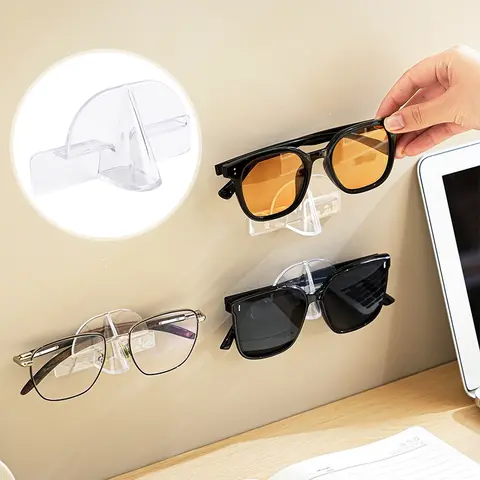 Porta occhiali autoadesivo Scaffale per occhiali da parete Scaffale per occhiali da appendere Supporto per occhiali da sole Organizzatore per espositori