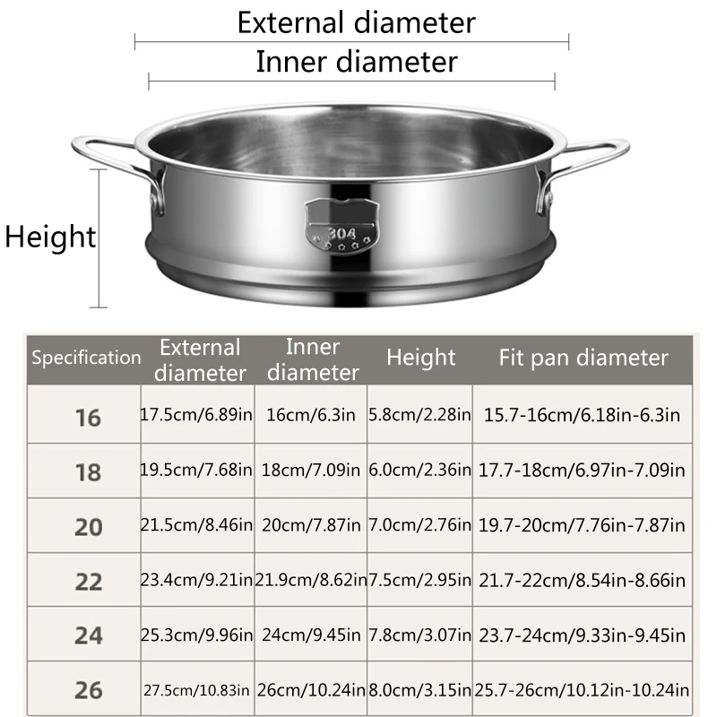 Universal Insert Pans Basket Stainless Steel Steaming Rack for Dumplings Fish Vegetables Chicken