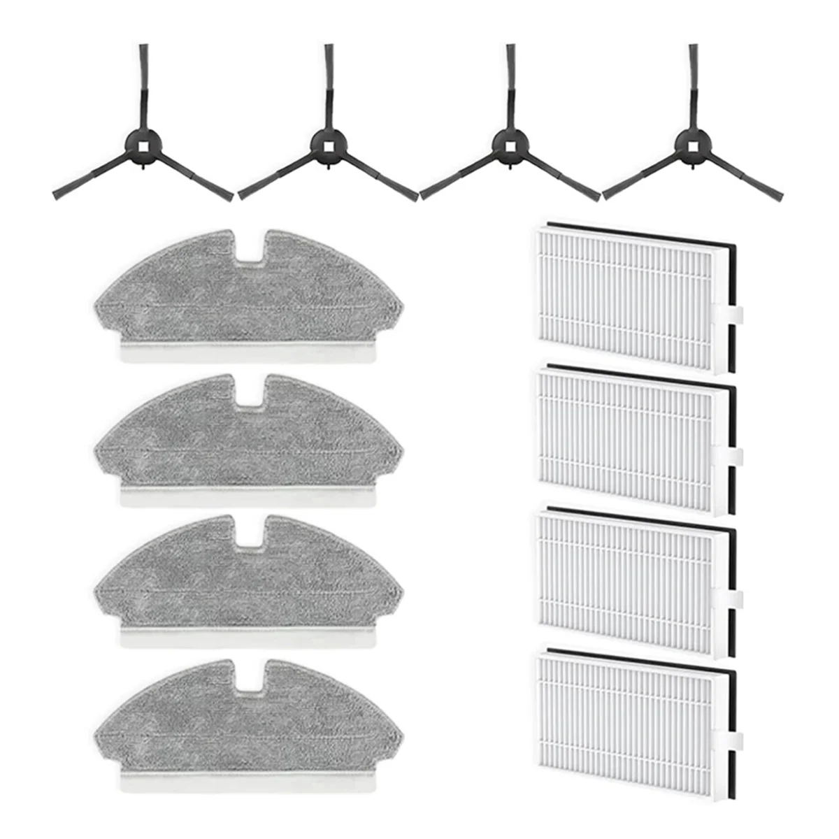 สําหรับ Dreame Mova M1/Trouver M1 สูญญากาศอะไหล่แปรงด้านข้าง HEPA FILTER Mop ผ้าอุปกรณ์เสริม,ร้อน