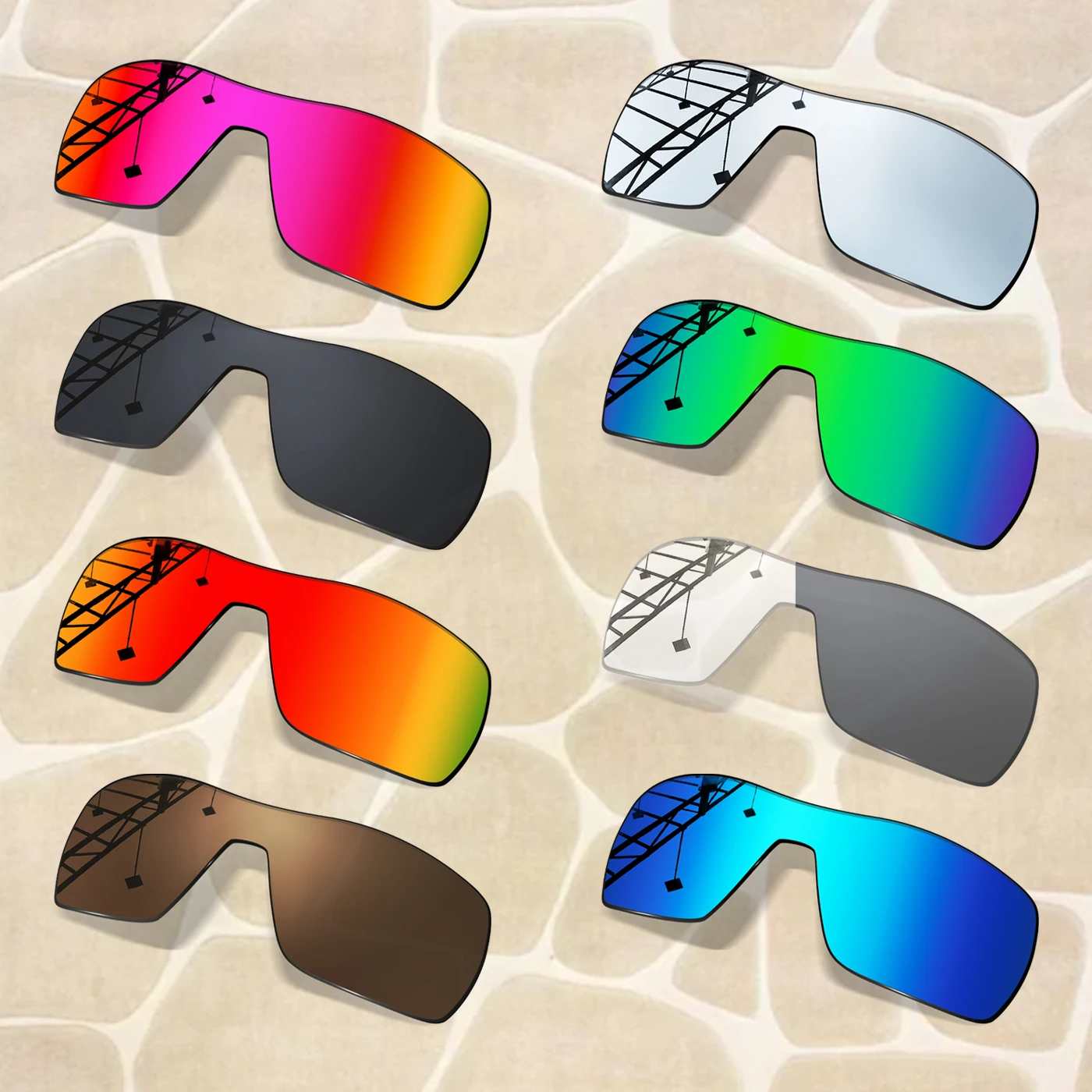 2/4 Piecees Premium POLARIZED Replacement Lenses for Offshoot OO9190 - Compatible with Oakley Sunglasses - Multiple Choices
