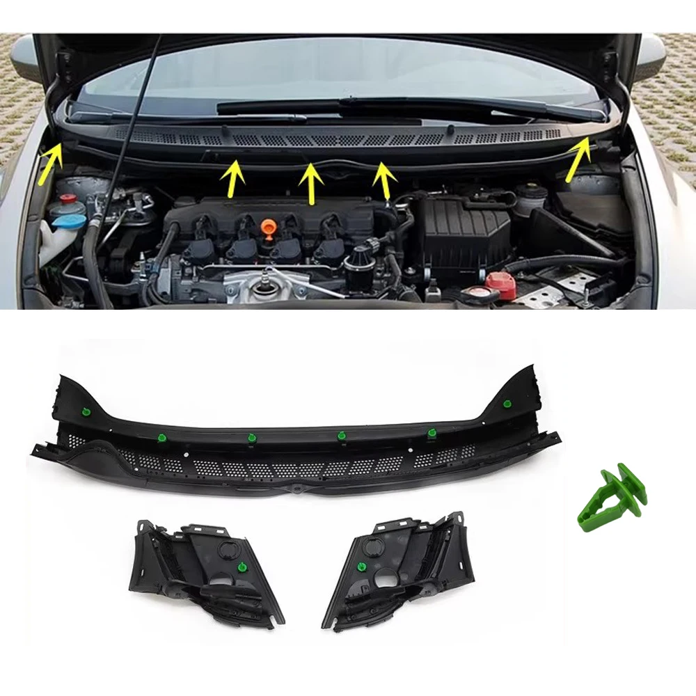 Plastics clips Auto Trim Board Fasteners Car Plate Guard Windshield Plastic Fixed Clips For Honda Acura CRV Spirior Civic Accord