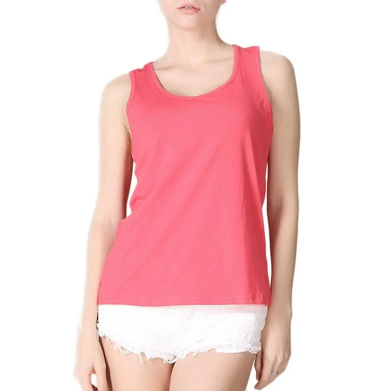 New summer U-neck plus size vest large collar camisole bottoming shirt pink top womens clothing 6XL 5XL 4XL tank tops
