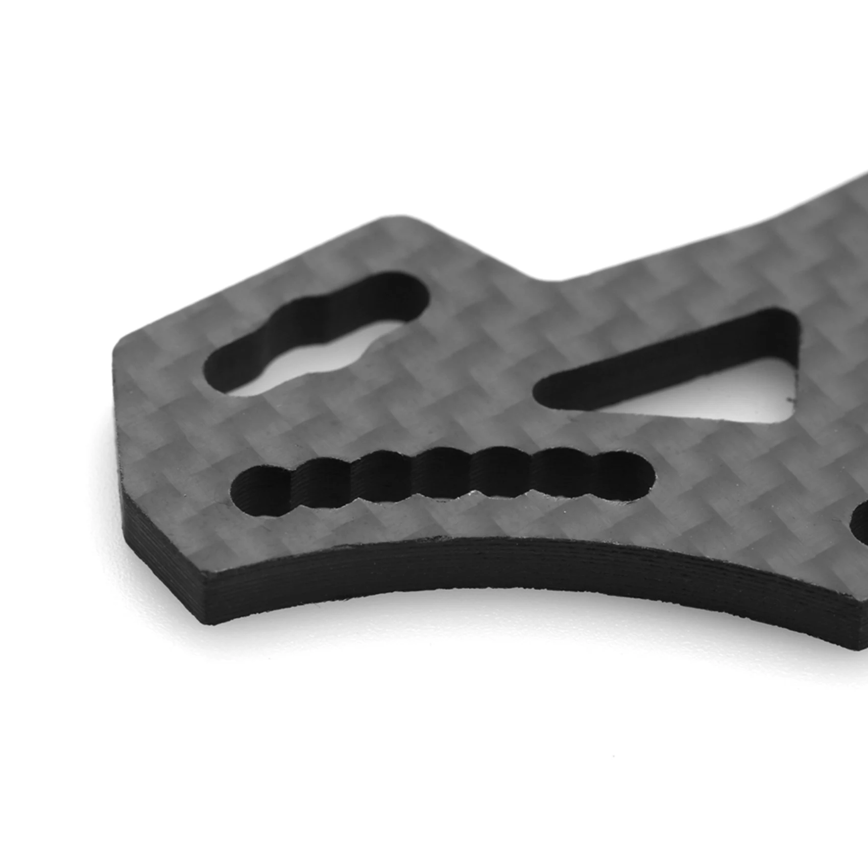 Placa de torre de choque frontal de fibra de carbono X18A-2X para Tamiya TT02 TT-02 1/10 RC, piezas de mejora de coche, accesorios