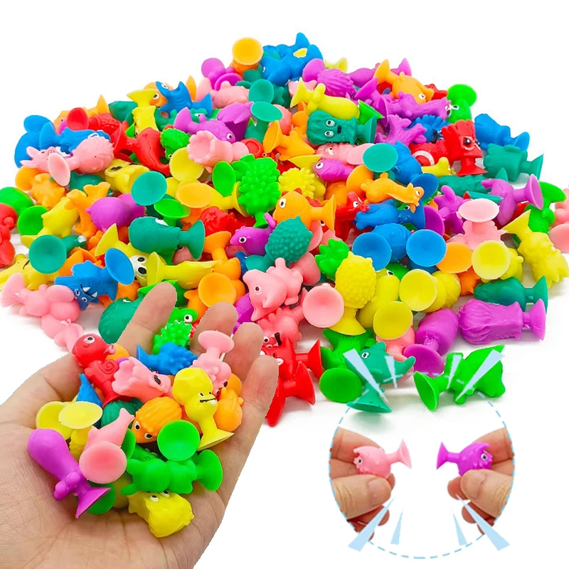 10 ~ 60 pçs mini ventosa boneca silicone ornamentos domésticos diy decorações de mesa de escritório micro modelo produtos decorativos tmz