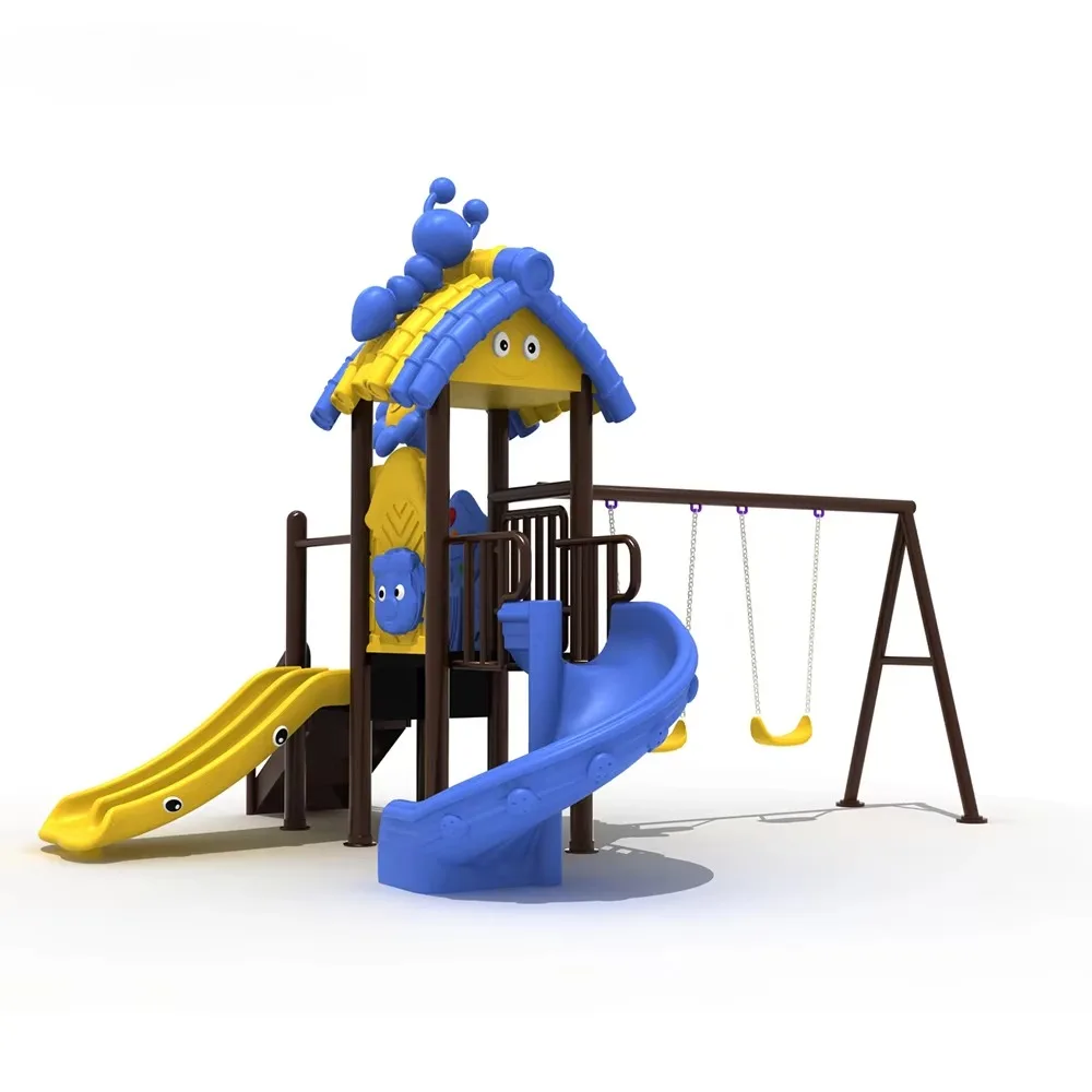 For MT-YJ008 Commercial Children's Plastic Slide Outdoor Playground Sports Park Amusement Park