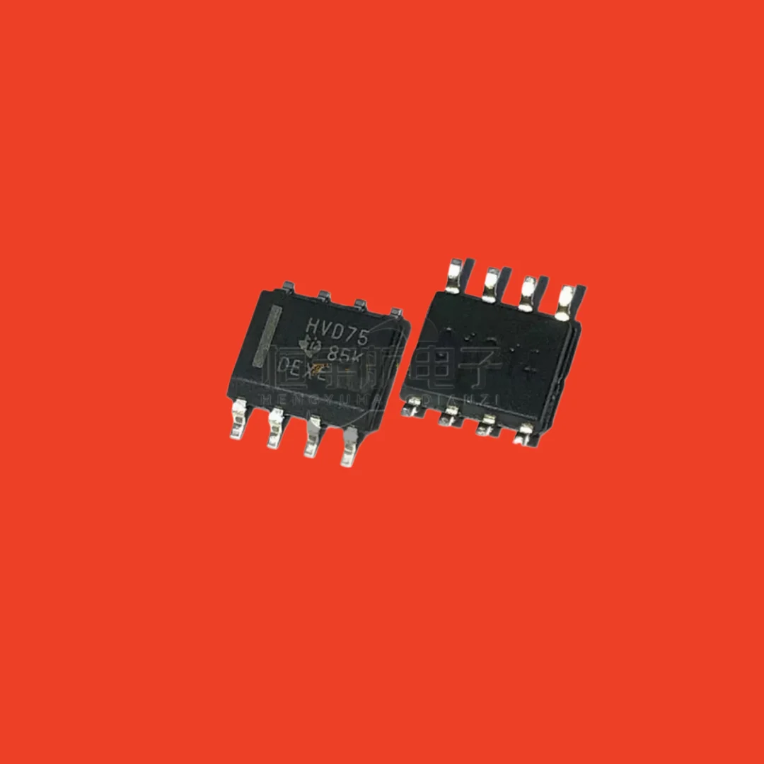 10PCS/brand new original genuine SN65HVD75DR screen printing HVD75 SOP-8 RS-485 transceiver chip
