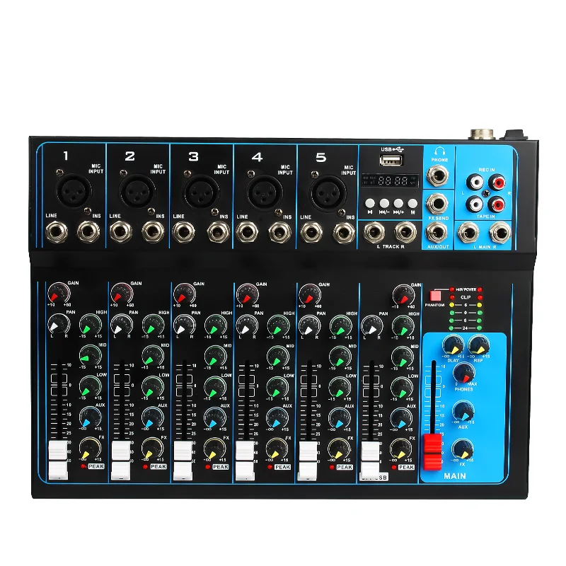 Multi Spec 7 Channel Mixer Wholesale Factory Direct Professional