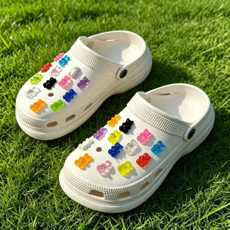 Heißer Verkauf: Süße Schuh-Charms, DIY Bunte Gummibärchen-Handarbeiten, Abnehmbare Schnallen-Charms für Lochschuhe – Detail 5