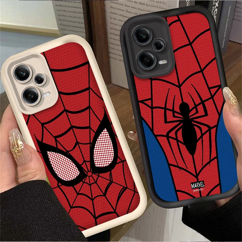 Anime Spider Man Cassa Del Telefono Per Xiaomi Redmi Nota 13 14S 12 11 Pro Plus 5G 12S 11S 10S 10 9 Redmi 14C 13C 12C 4G A3 A3X