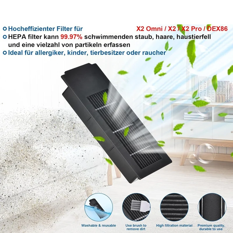 

Сменный комплект сменных аксессуаров для пылесоса для X2 Omni/X2/X2 Pro/