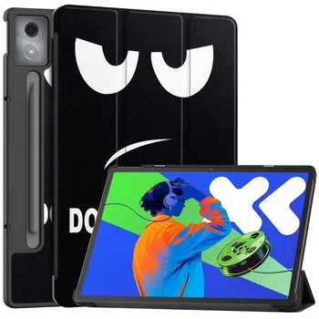 Lenovo Xiaoxin Pad Pro 12.7 2025 Kılıf Üç Katlanır PU Deri Standı Tablet Kapak için Xiaoxin Pad Pro 12.7 Inç 2025 TB-375FC