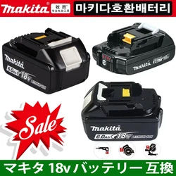 Nuevo cargador de baterías de iones de litio recargable Makita 18V 6AH 6000mAh para BL1860B BL1850 BL1830 BL1815 LXT400