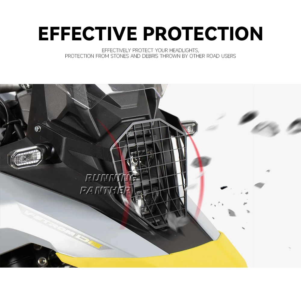 

FOR SUZUKI V-STROM 800DE 2023 2024 NEW Motorcycle Headlight Head Light Guard Protector Cover Protection Grill
