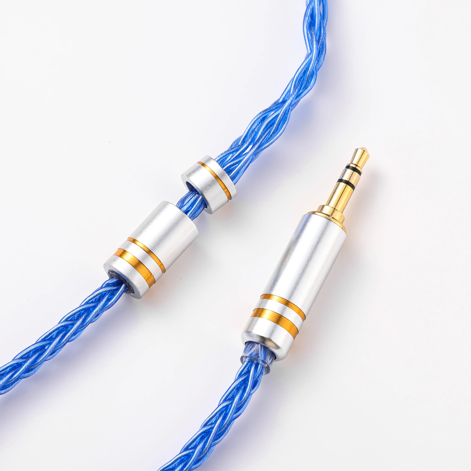 Blau sauerstoff freies kupfer 23 core 8-core 4,4mm 3,5mm 2,5mm headset upgrade kabel mmcx 0,78 cm ie80 ie400