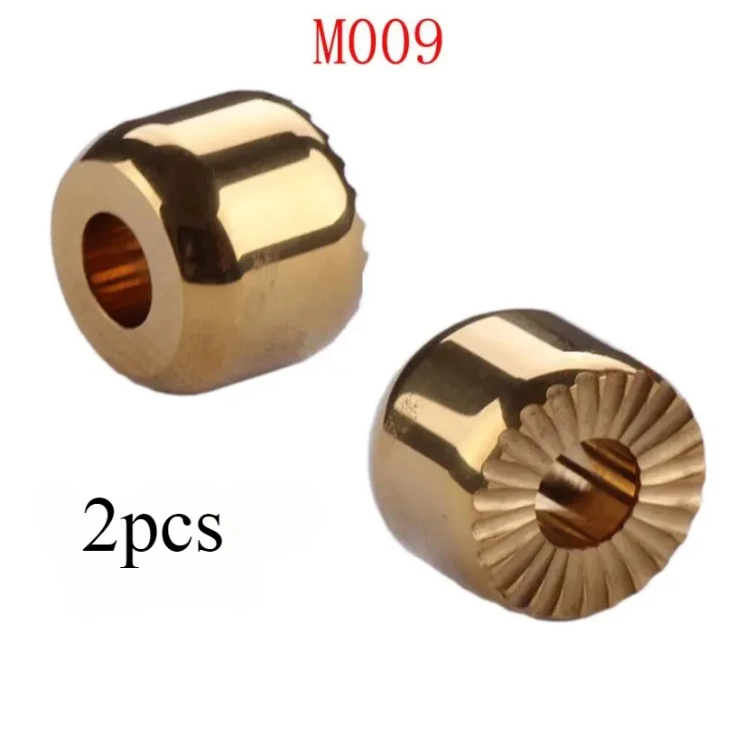 

2pcs FOR Mitsubishi Electroplax Wire EDM Upper&Lower Power Feed M009 Titanium Plating