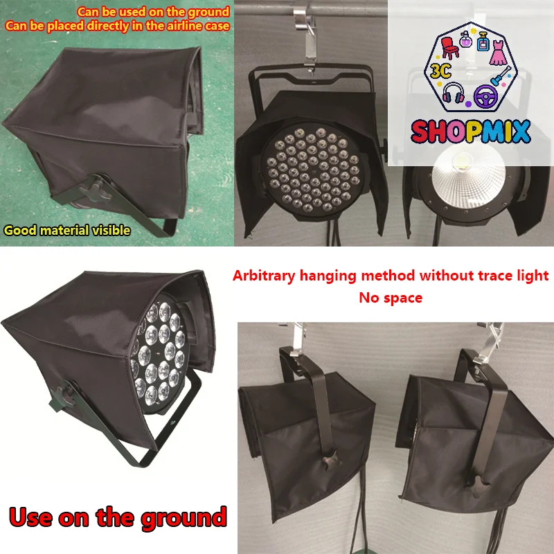 

Beam Moving Head Rain Cover Beam Stage Light Rain Snow Coat Rain Cover Par Light Waterproof Black Crystal Plastic