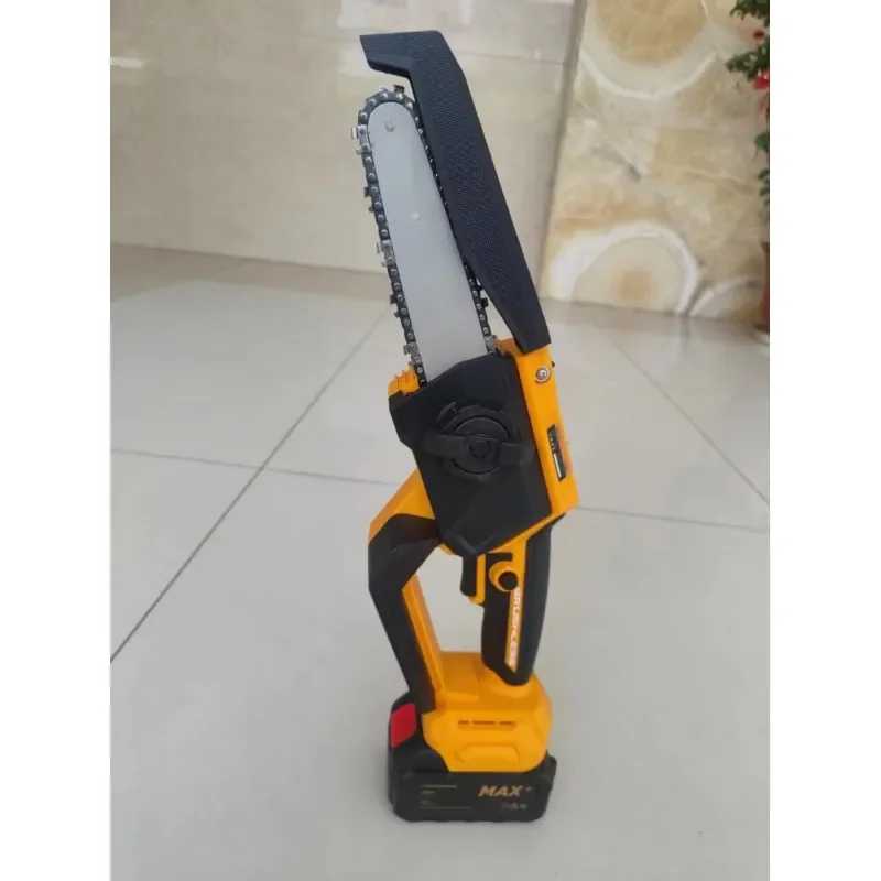 New Design Power Action DC18V Cordless Electric Garden Tool Chain Saw Brushless Tree Branch Chainsaw view 3