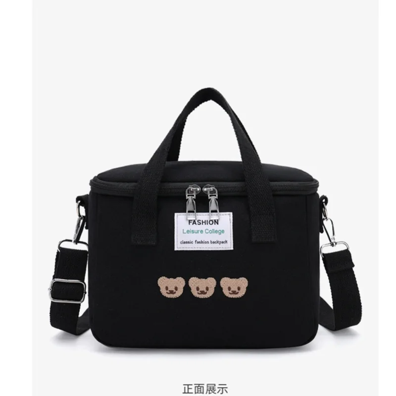 

Mommy Bag Cartoon Oxford Fabric Durable Large Capacity Vivid Colors Stroller Organizer For Baby Necessities Black