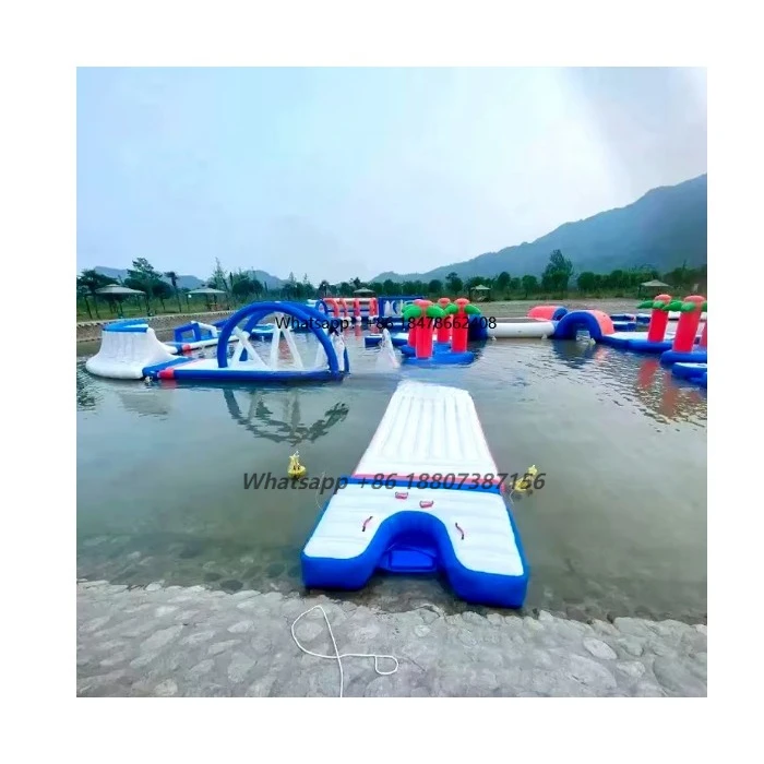Sea Sport Games Inflatable Aqua Water Park Theme Park Equipment Island Floating Water Park for Sale