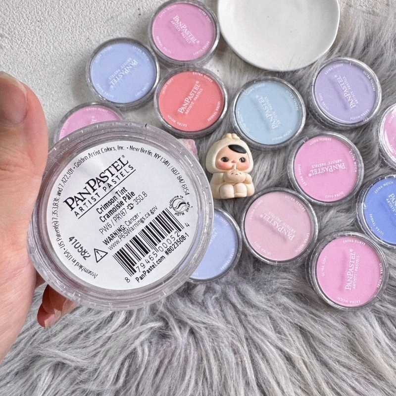 New PanPastel 9ML/Box Ultra Light Clay Doll Face Makeup Soft Color Powder DIY Polymer Clay Animation Character Painting Paint