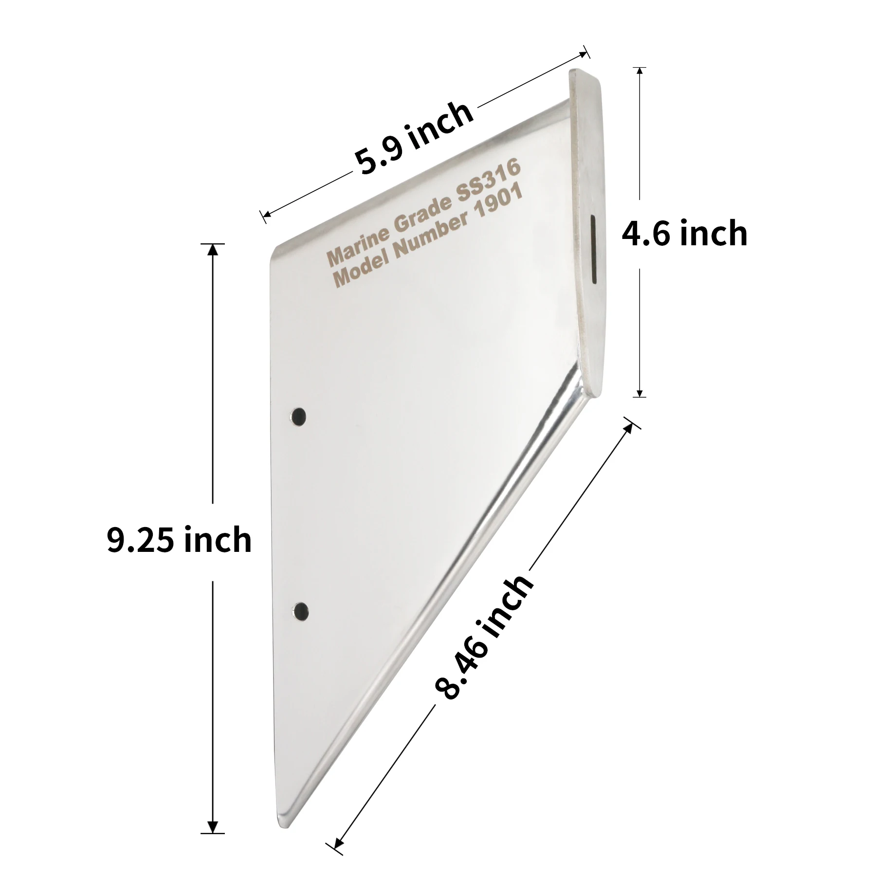 Safe-Skeg Skeg Guard Protector 27031 for Mercury Mercruiser Stern Drive Alpha 1 Gen 2 1991-Present Stainless Steel Wear Tab