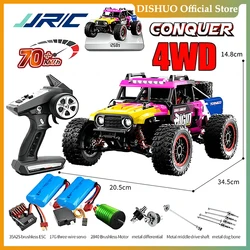 Coche Todoterreno De Control Remoto 4WD Para Niños Y Adultos, Camión.Alta Velocidad RC 4x4, Súper Sin Escobillas, 50 /70 KM/H,