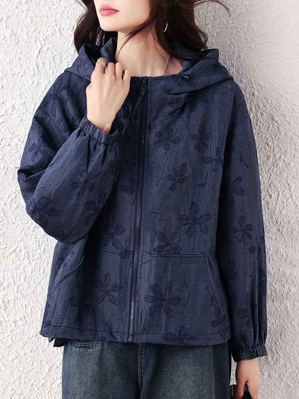 

Аутентичный женский открытый кардиган с капюшоном Jaet Long Sve, осень 2022, свободный крой, молодежный топ на молнии C...