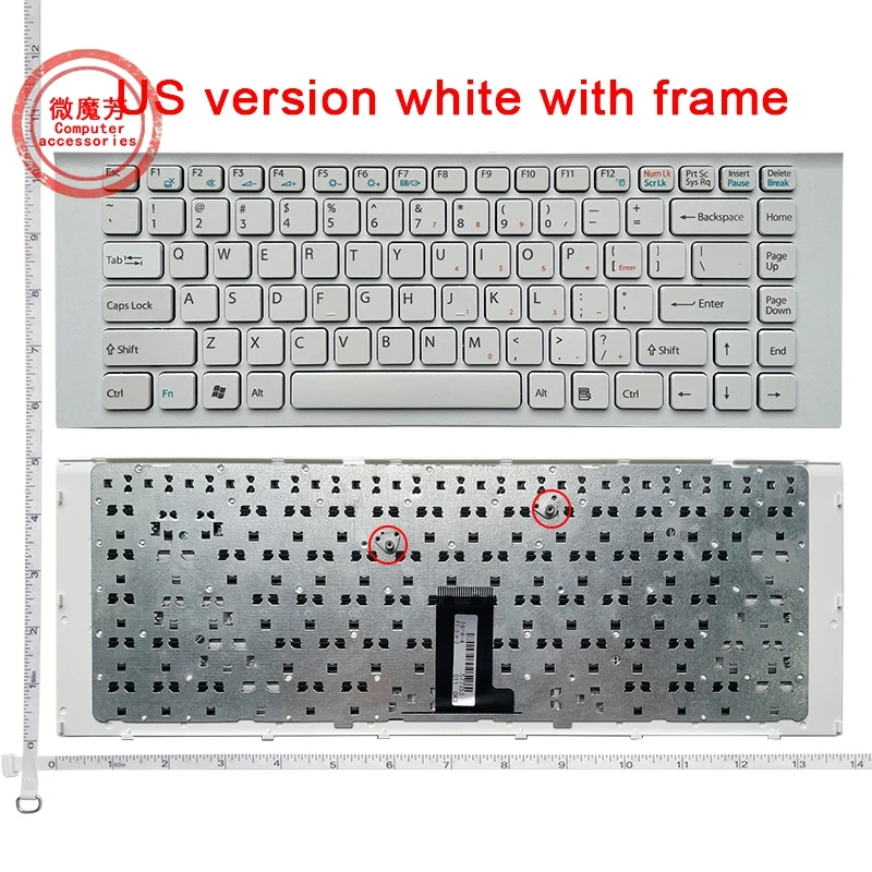 

US white New English laptop keyboard For SONY VPC-EG15YC/P EG18EC VPC-EG17 white