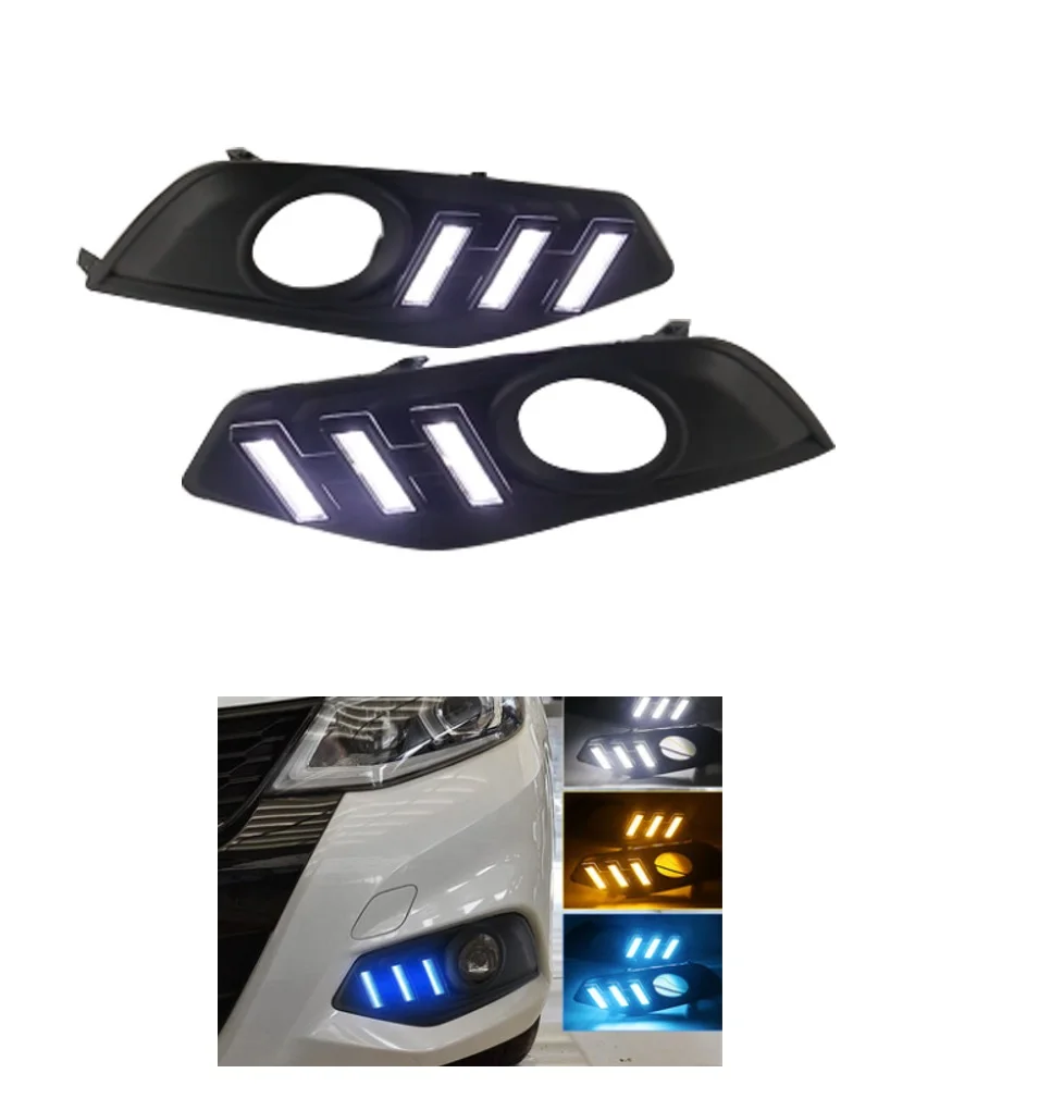 

Car LED DRL Daytime Running Light for Nissan Tiida 2016 - 2017 Fog Lamp Super Bright