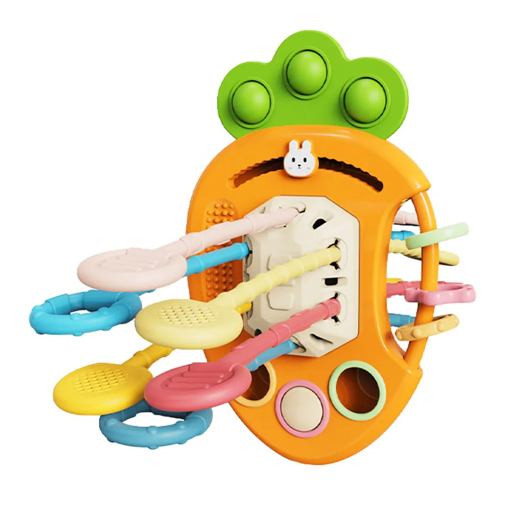 

Интерактивная развивающая игрушка-мобиль на веревочке для малышей: мелкая моторика, раннее обучение, сенсорное развитие, удобно брать в дорогу