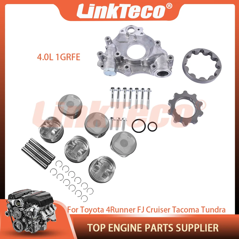 

Engine Parts Oil Pump Piston Set For Toyota 4Runner FJ Cruiser Tundra Tacoma 4.0L 4.0T V6 GAS 1GR-FE 15115-0P010 13101-0P020